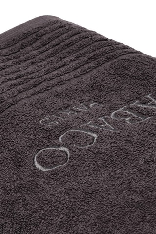 2 asciugamani Ecume - Grigio scuro - 50 x 100 cm