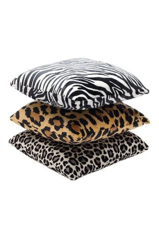 Cuscini Wild stripe - Nero e bianco - 45 x 45 cm