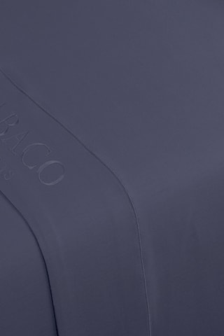 Lenzuolo sopra in raso di cotone 80 fili/cm² Uni 1 Barata - Navy