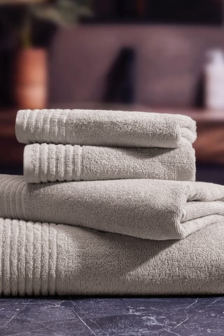 Telo doccia Ecume - Beige - 100 x 150 cm