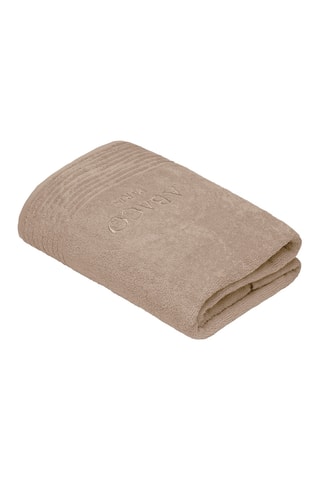 Telo doccia Ecume - Taupe - 100 x 150 cm