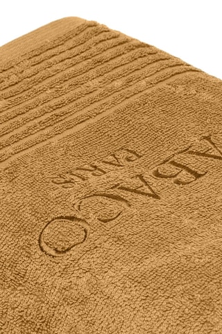 Telo doccia Ecume - Senape - 100 x 150 cm