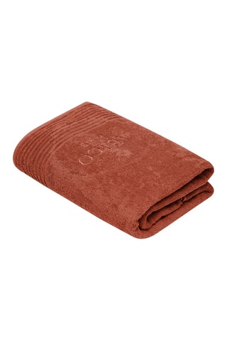 Telo doccia Ecume - Rosso mattone - 100 x 150 cm