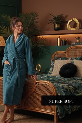 Accappatoio tinta unita - Navy