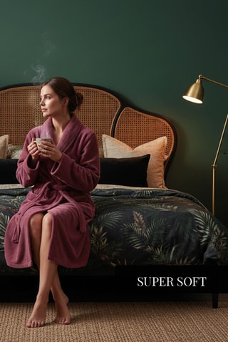 Accappatoio tinta unita - Bordeaux