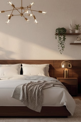 Parure copripiumino in raso di cotone 80 fili/cm² Lune impériale - Grigio chiaro e bianco