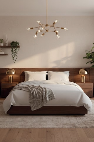 Parure copripiumino in raso di cotone 80 fili/cm² Lune impériale - Grigio chiaro e bianco