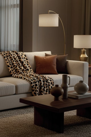 Plaid in pile Nocta - Marrone - 180 x 220 cm