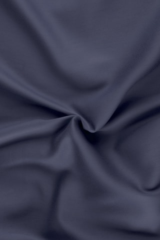 Parure lenzuola in raso di cotone 80 fili/cm² Uni 1 Baratta - Navy