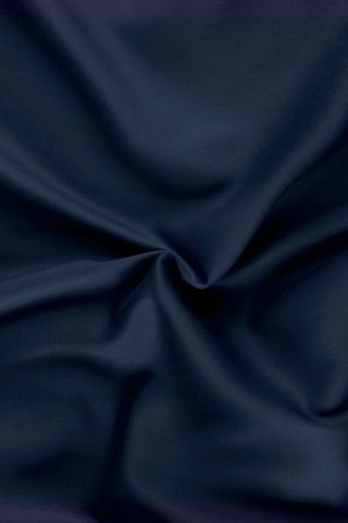 Parure lenzuola in raso di cotone 80 fili/cm² Uni 1 Baratta - Blu notte