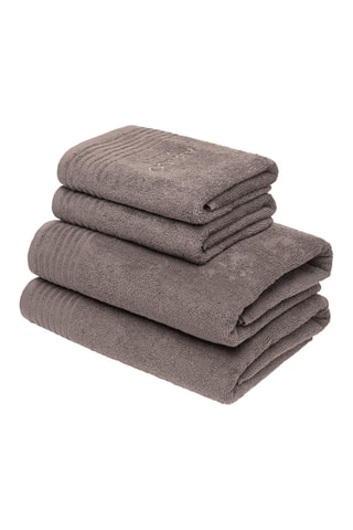 4 asciugamani Ecume - Marrone chiaro