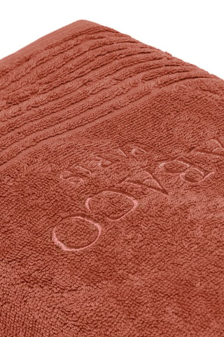 4 asciugamani Ecume - Rosso mattone