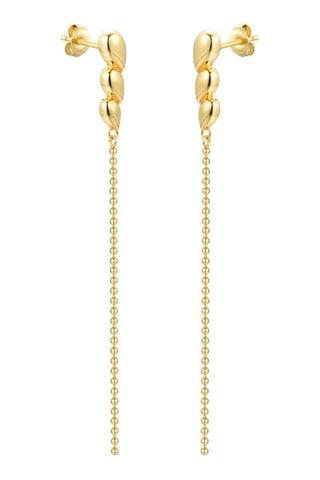 Pendientes - Plata chapada en oro amarillo