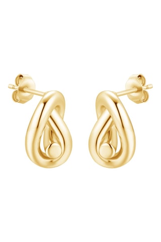 Pendientes - Plata chapada en oro amarillo