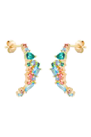 Pendientes - Plata chapada en oro amarillo