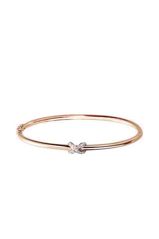 Pulsera - Plata chapada en oro rosa