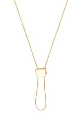 Collar - Plata chapada en oro amarillo