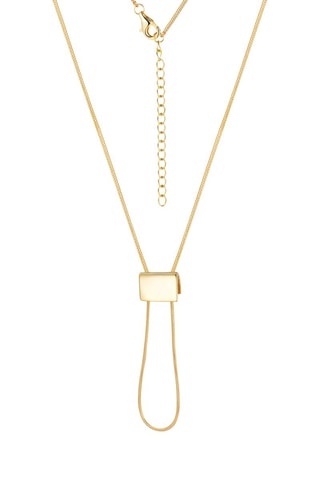 Collar - Plata chapada en oro amarillo