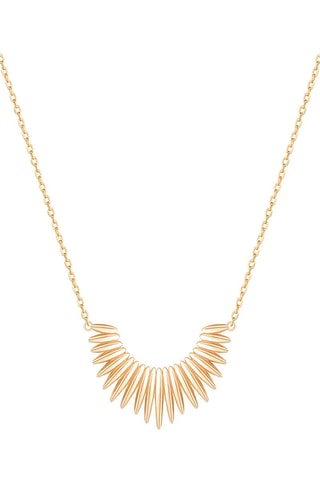 Collar - Plata chapada en oro amarillo