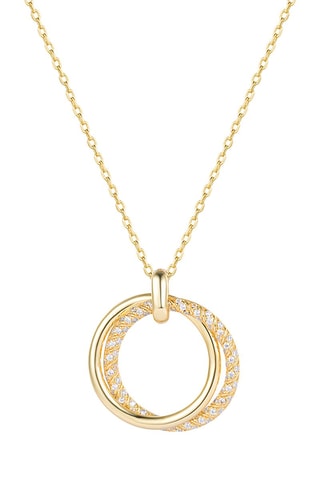 Collar - Plata chapada en oro amarillo