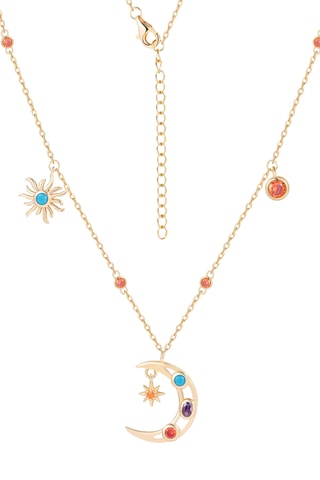 Collar - Plata chapada en oro amarillo