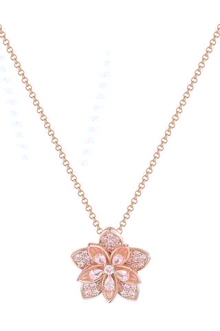 Collar - Plata chapada en oro rosa