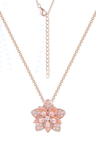 Collar - Plata chapada en oro rosa