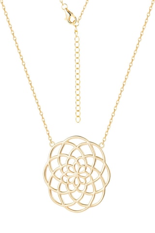 Collar - Plata chapada en oro amarillo