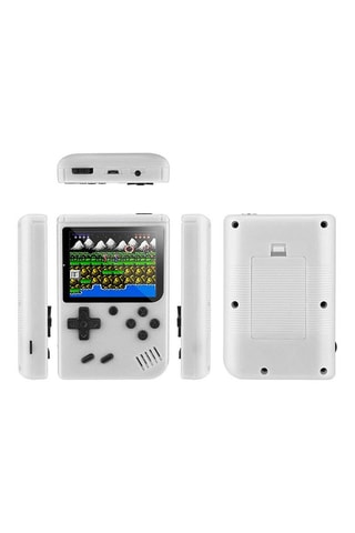 Console emulatore 400 giochi - Modello Rétro - Bianco - TechKidz