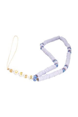 Cordoncino universale da telefono 25 cm -  Heishi Lilla - Guess