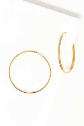Orecchini a cerchio dorati - Oro giallo