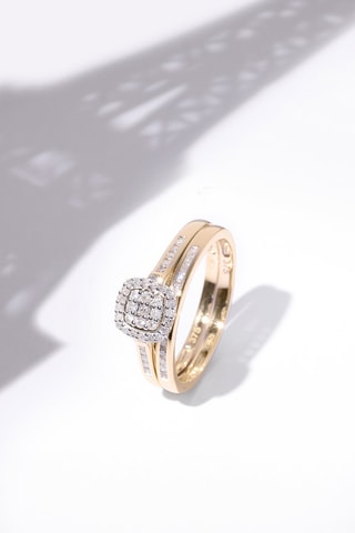 Anello Mon vœu le plus cher - Oro giallo e diamanti