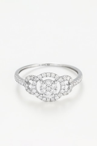 Anello Infini - Oro bianco e diamanti