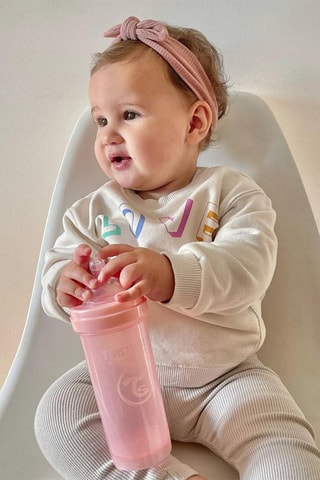 Biberon anti-colique sans BPA en silicone - Dès 4 mois - 330 ml