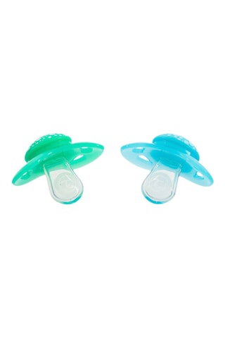 2 sucettes sans BPA en silicone - De 0 à 6 mois