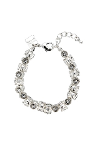 Bracelet - Plaqué or blanc