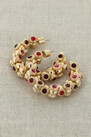 Créoles - Plaqué or jaune