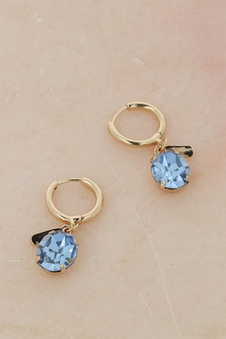 Oorbellen - Goudkleurig en Hemelsblauw