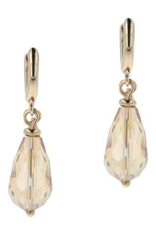 Boucles d’oreilles - Doré et blanc