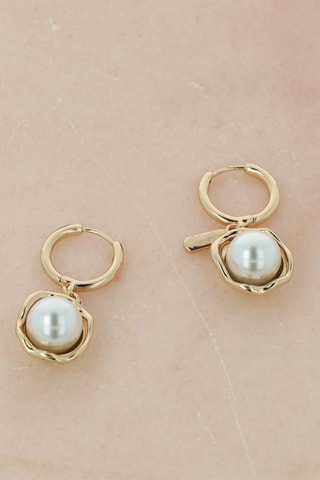 Créoles - Doré et blanc