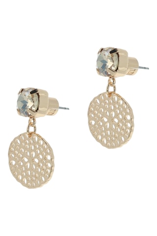 Oorbellen - Goudkleurig en Wit