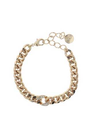 Gourmette - Doré et blanc