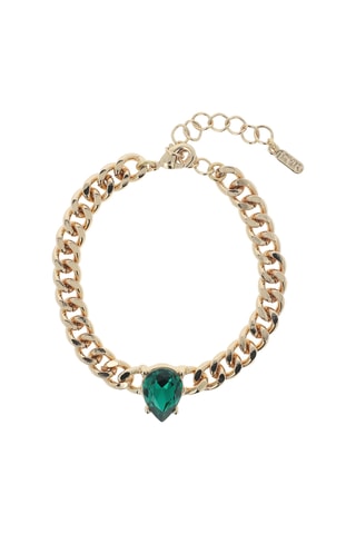 Gourmette - Doré et vert