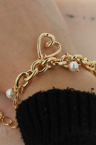 Bracelet - Doré et vert