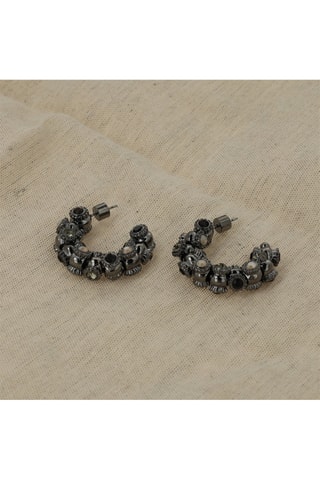 Boucles d'oreilles - Plaqué or noir