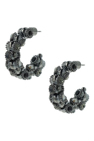 Boucles d'oreilles - Plaqué or noir