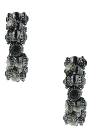 Boucles d'oreilles - Plaqué or noir