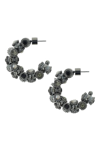 Boucles d'oreilles - Plaqué or noir