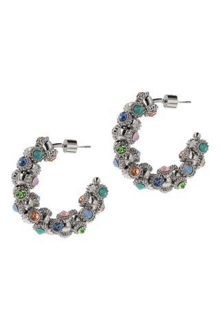 Créoles - Plaqué or blanc