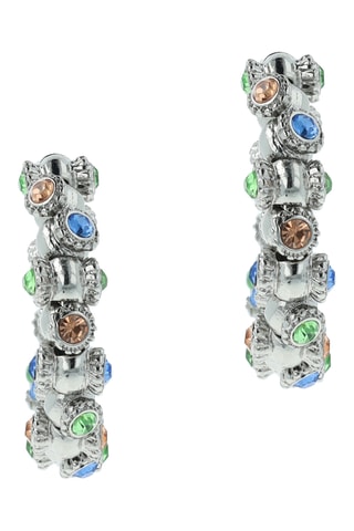 Créoles - Plaqué or blanc